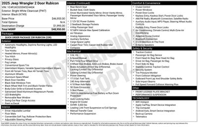 2025 Jeep Wrangler Rubicon