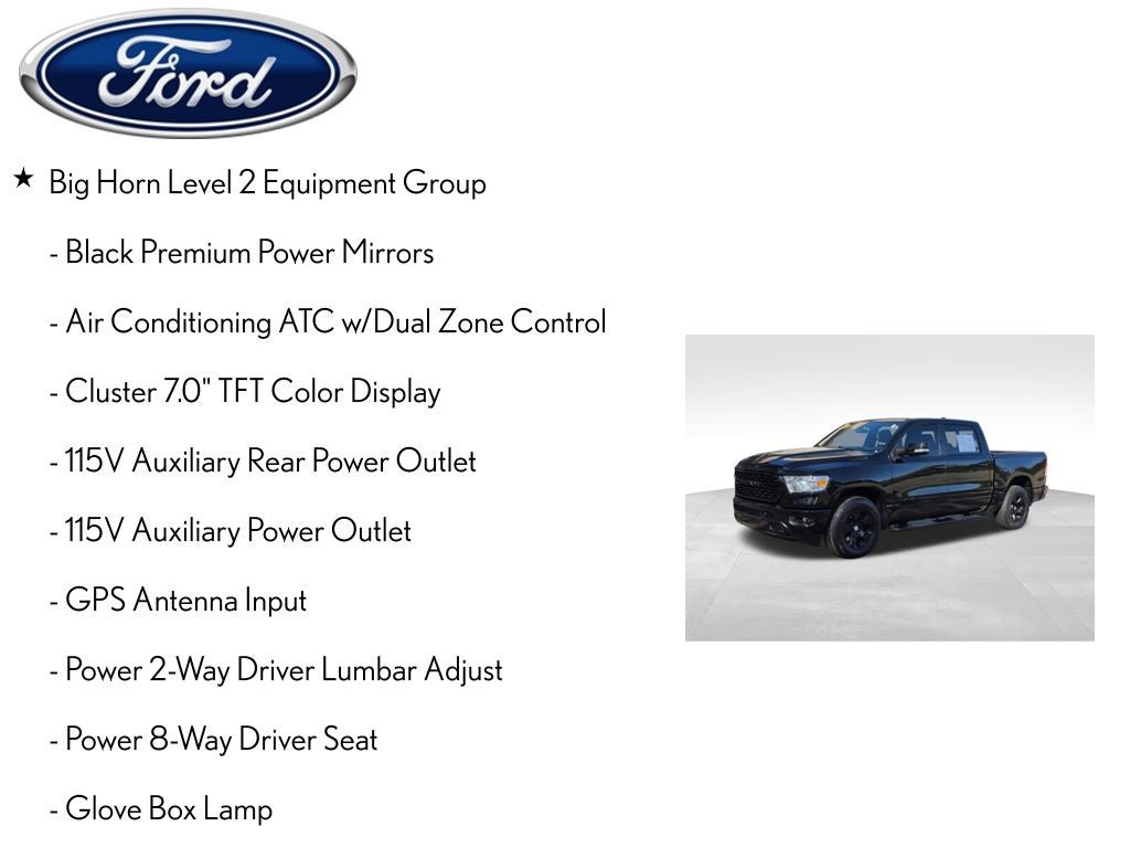 2022 RAM 1500 Big Horn/Lone Star