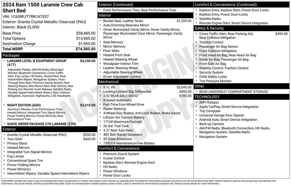 2024 RAM 1500 Laramie