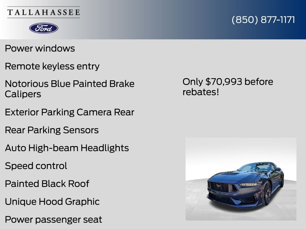 2025 Ford Mustang Dark Horse