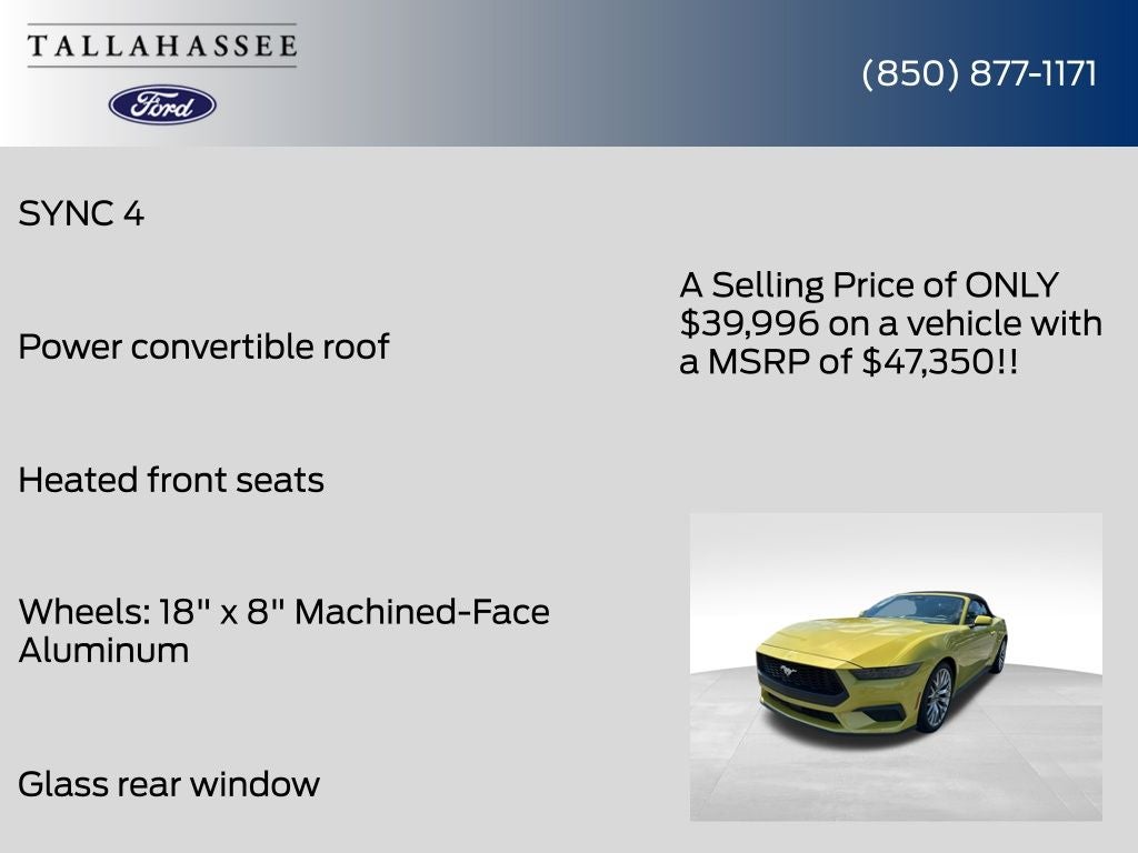 2025 Ford Mustang EcoBoost Premium