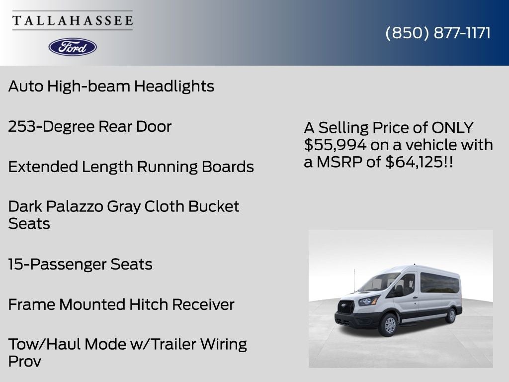 2025 Ford Transit-350 XL