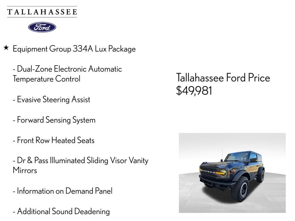 2021 Ford Bronco Badlands