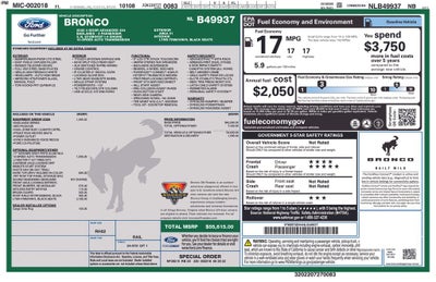 2022 Ford Bronco Badlands