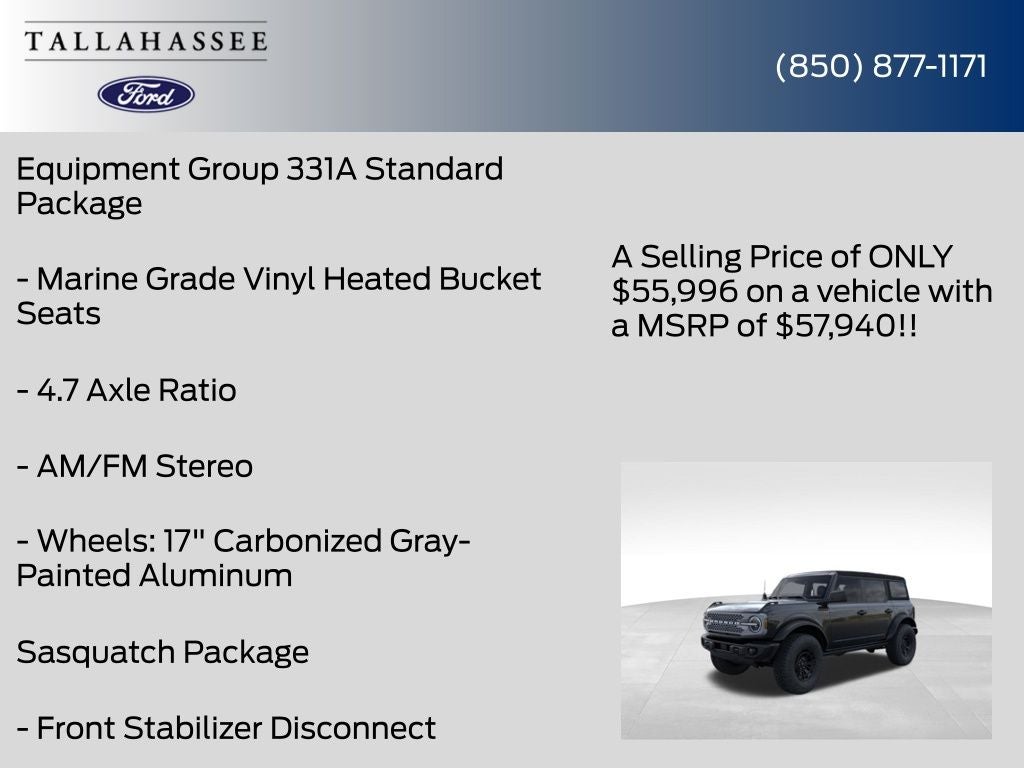 2026 Ford Bronco Badlands