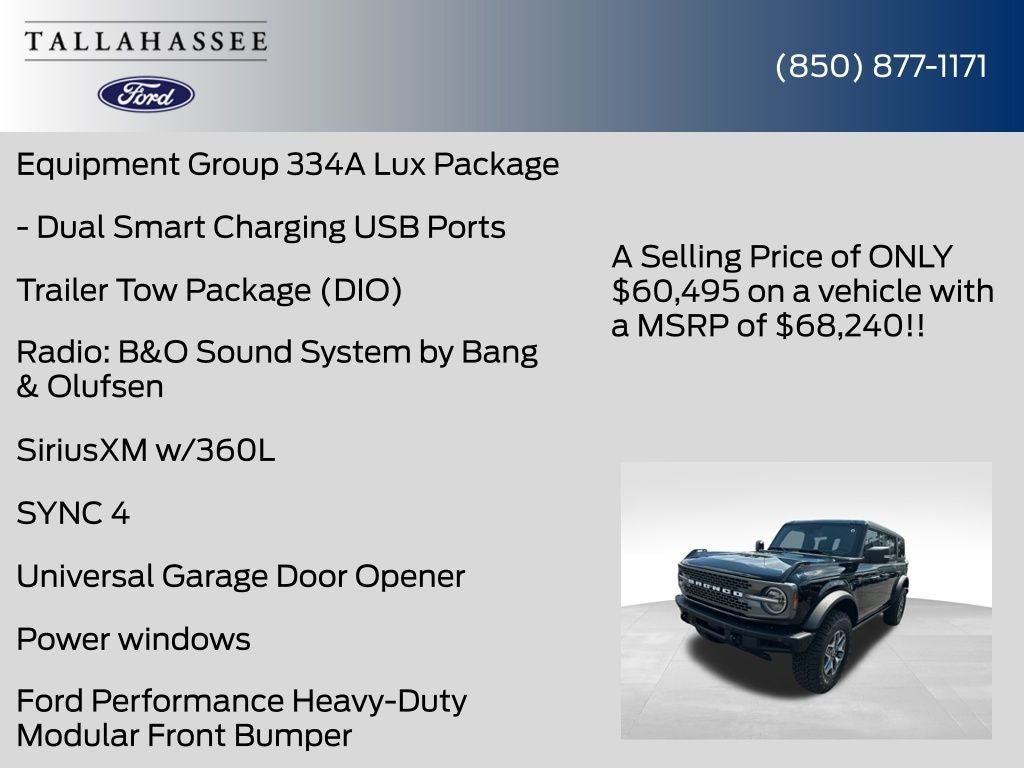 2025 Ford Bronco Badlands