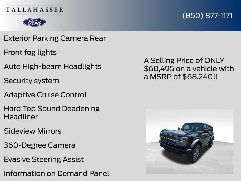 2025 Ford Bronco Badlands