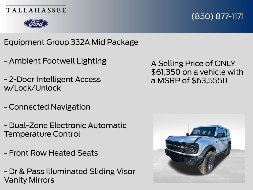 2025 Ford Bronco Badlands