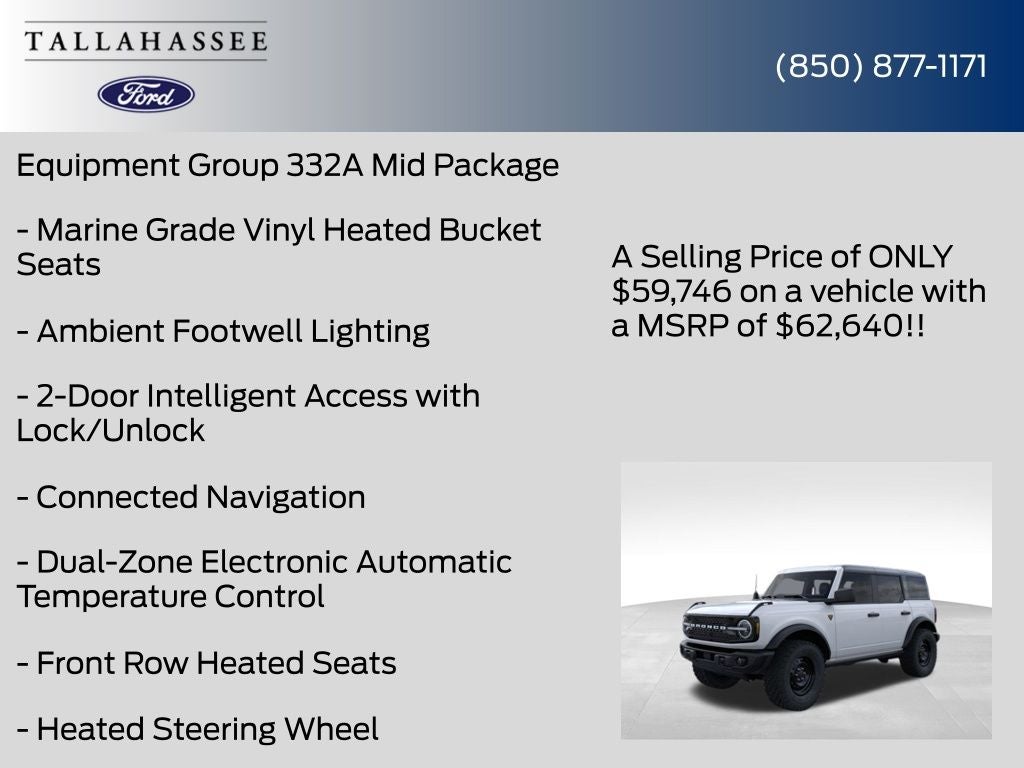 2026 Ford Bronco Badlands