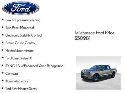 2023 Ford F-150 Lightning Lariat DUAL EMOTOR-EXTND RANGE BAT