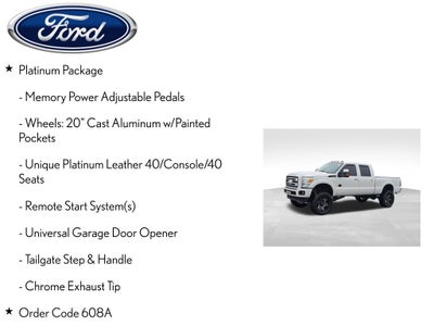 2015 Ford F-250SD Platinum