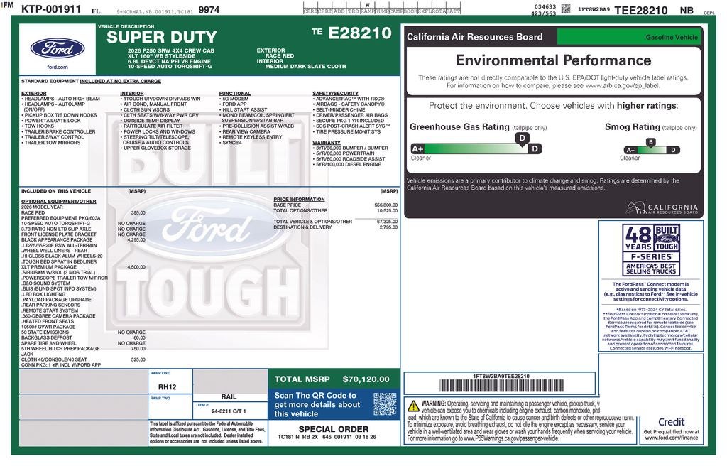 2026 Ford F-250SD XLT
