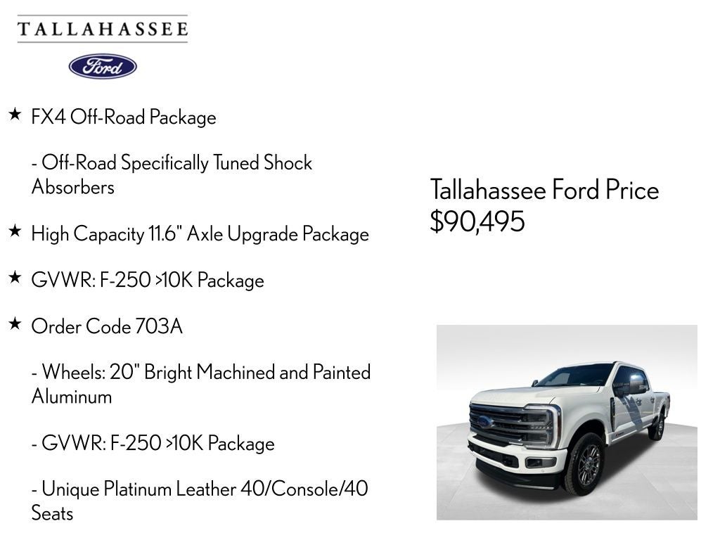 2025 Ford F-250SD Platinum