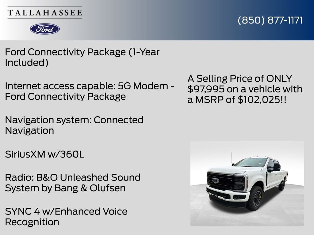 2026 Ford F-250SD Platinum