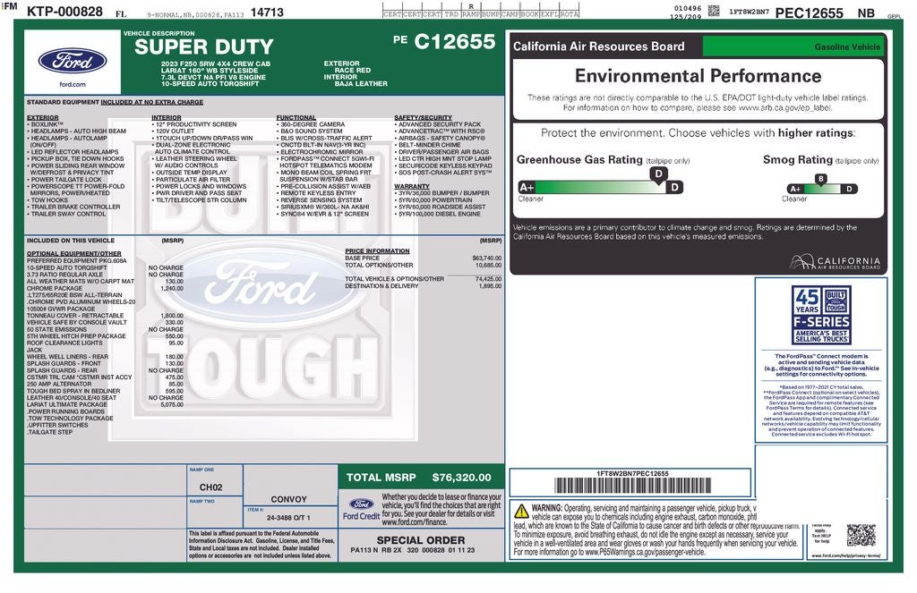 2023 Ford F-250SD Lariat