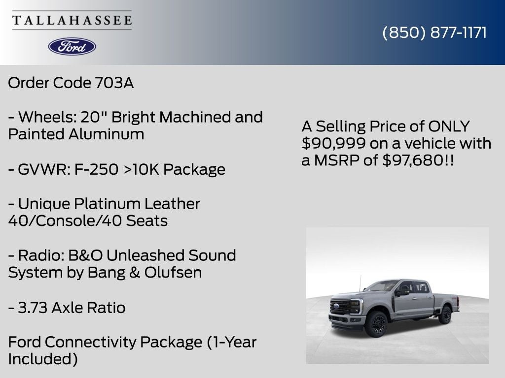 2026 Ford F-250SD Platinum