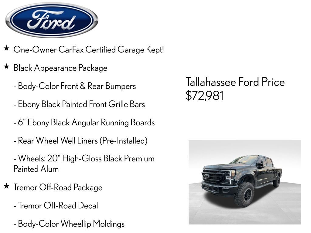 2022 Ford F-250SD Lariat Tremor