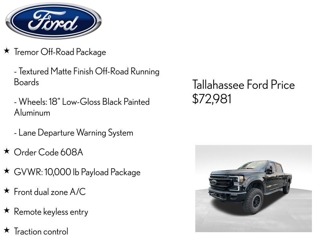 2022 Ford F-250SD Lariat Tremor
