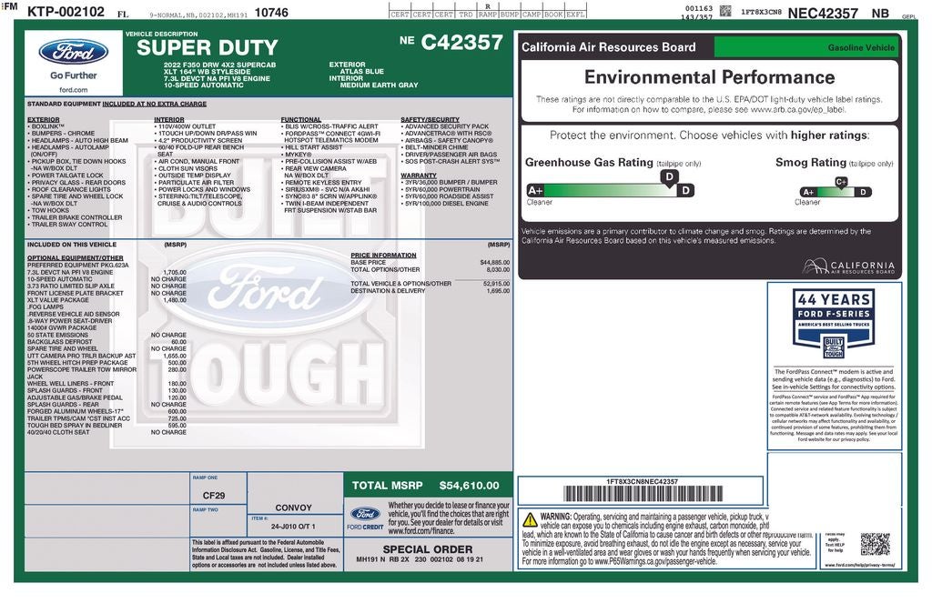 2022 Ford F-350SD XLT DRW