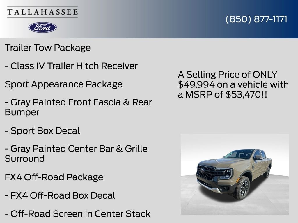 2025 Ford Ranger Lariat