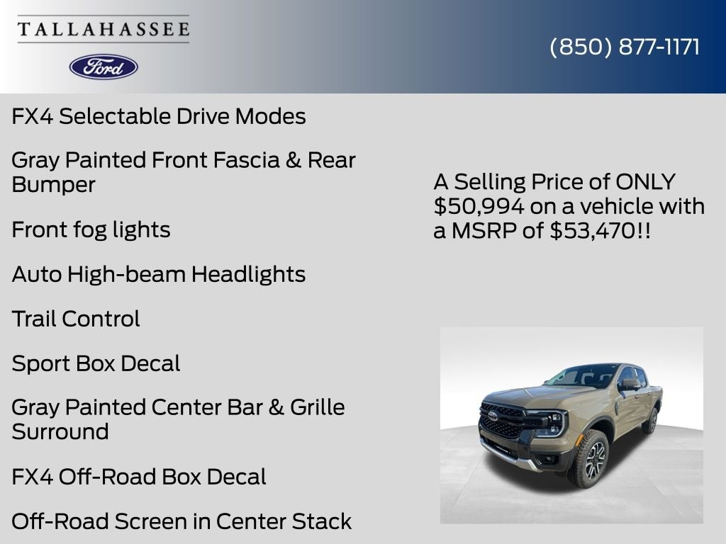 2025 Ford Ranger Lariat