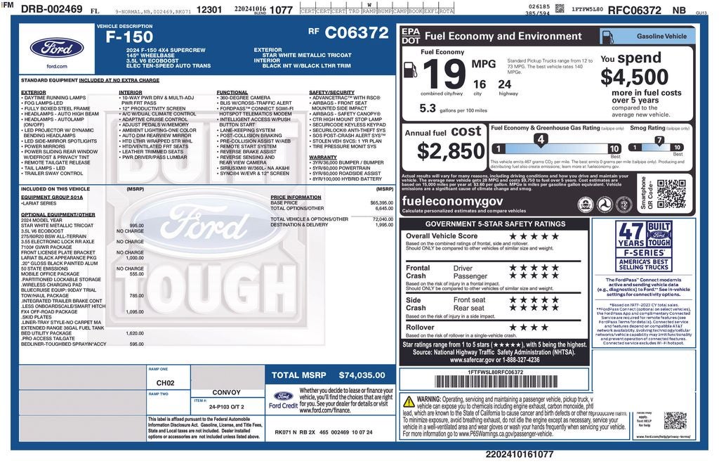 2024 Ford F-150 Lariat