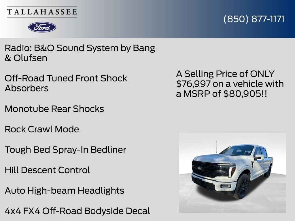 2025 Ford F-150 Platinum