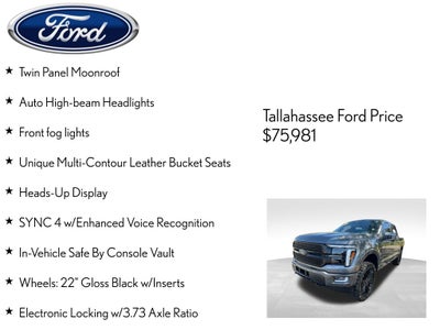 2025 Ford F-150 Platinum