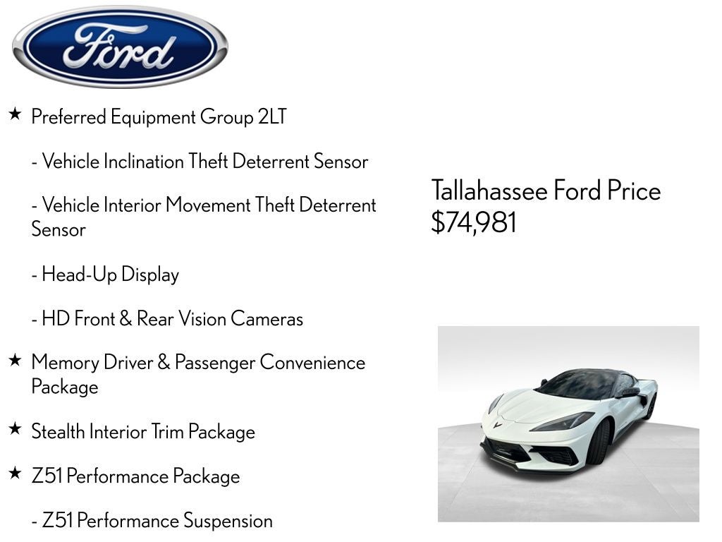 2024 Chevrolet Corvette Stingray 2LT