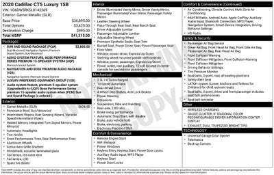 2020 Cadillac CT5 Luxury