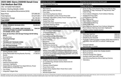2025 GMC Sierra 2500HD Denali