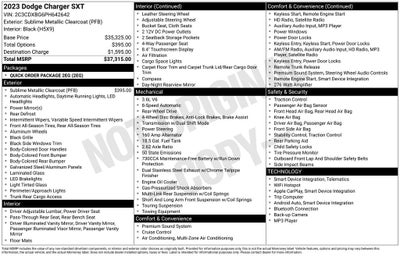 2023 Dodge Charger SXT