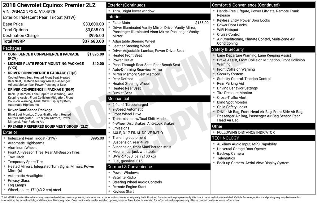 2018 Chevrolet Equinox Premier