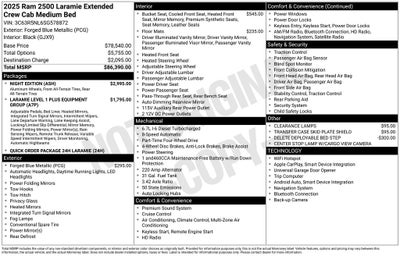 2025 RAM 2500 Laramie