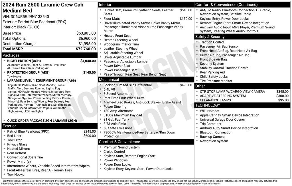 2024 RAM 2500 Laramie