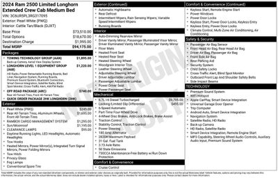 2024 RAM 2500 Longhorn