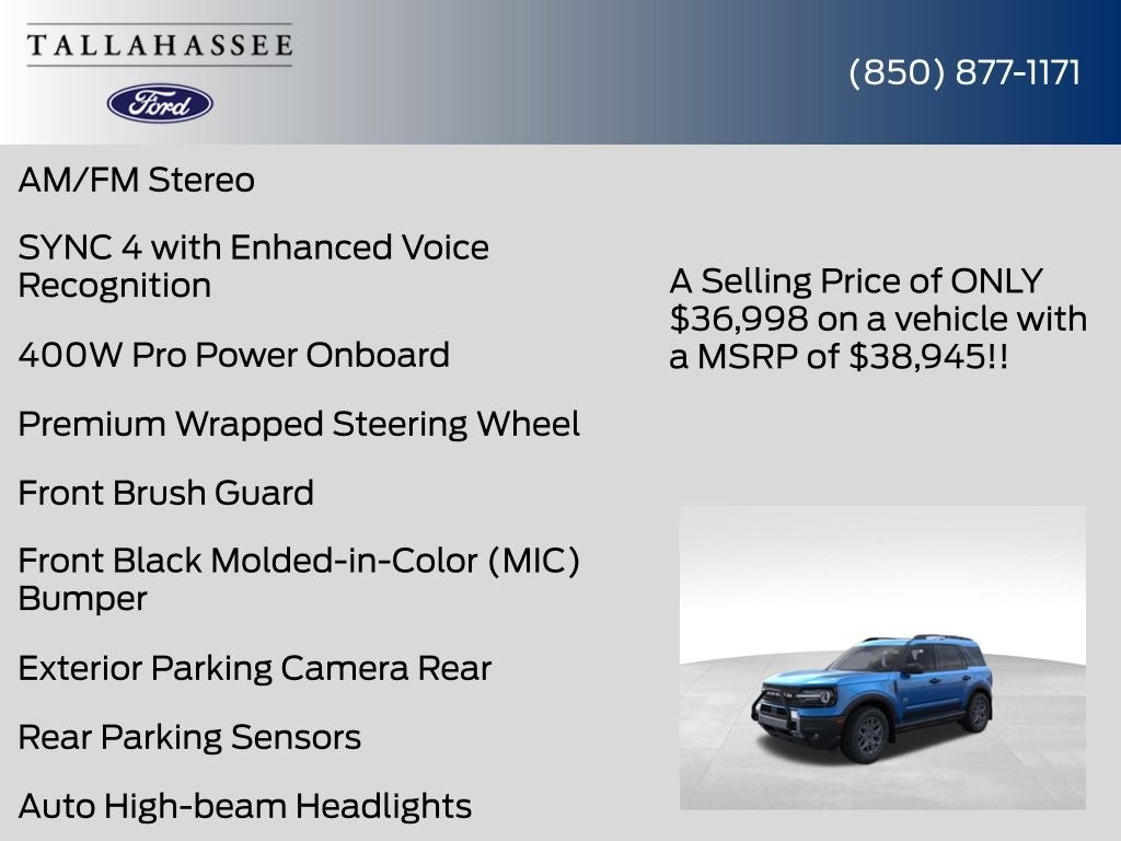 2026 Ford Bronco Sport Big Bend