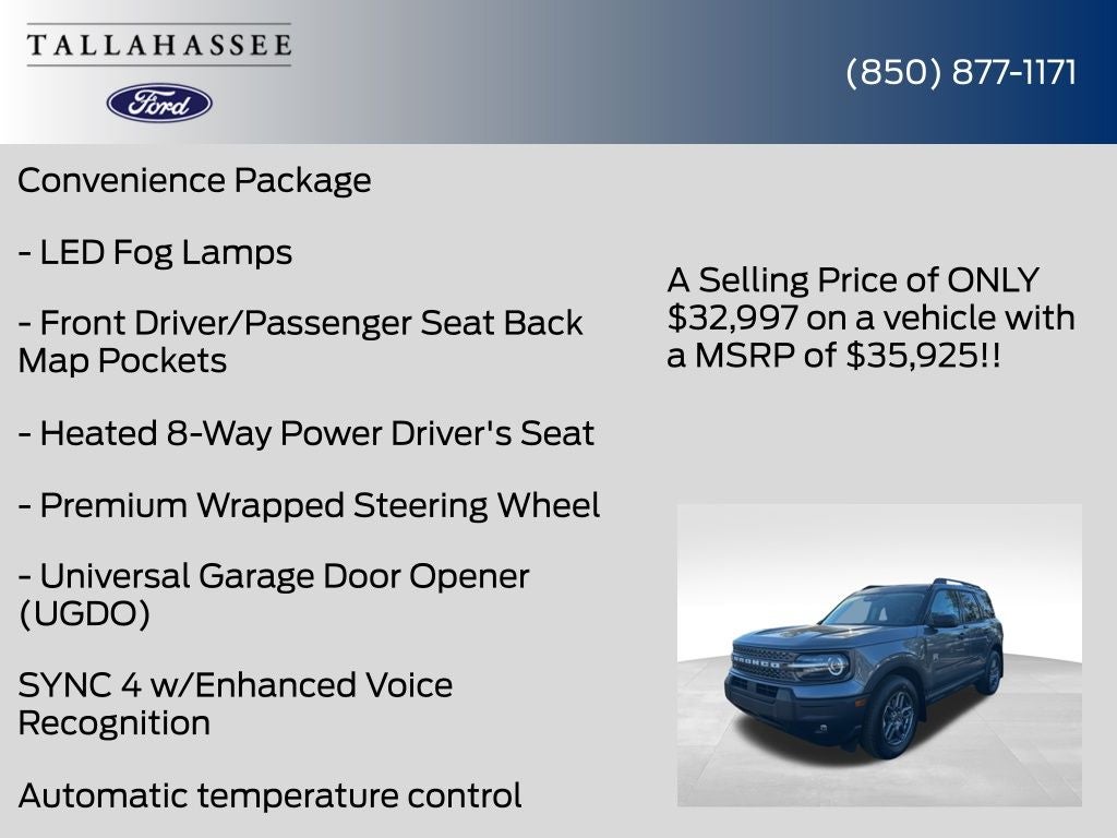 2025 Ford Bronco Sport Big Bend