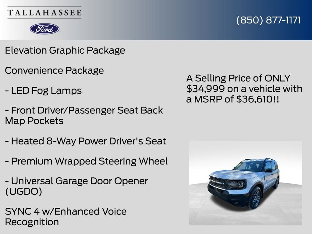 2025 Ford Bronco Sport Big Bend