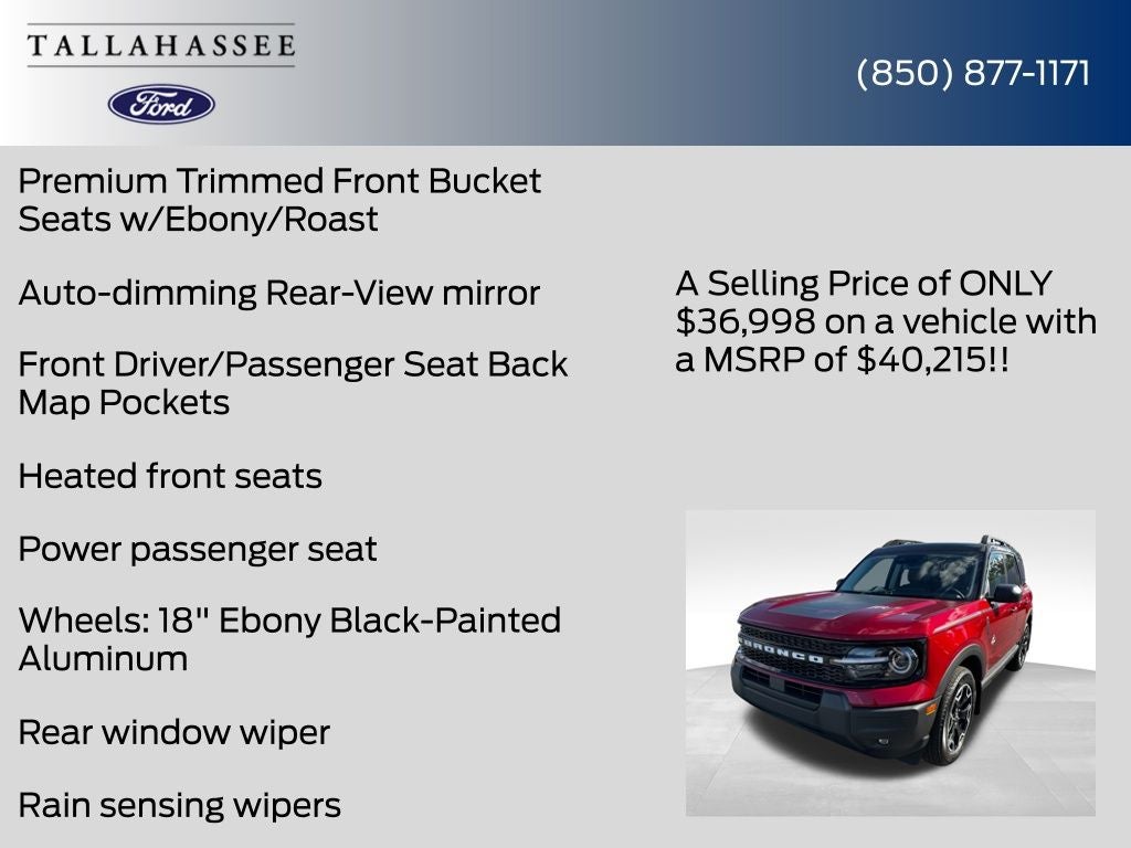 2025 Ford Bronco Sport Outer Banks