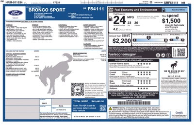 2025 Ford Bronco Sport Outer Banks