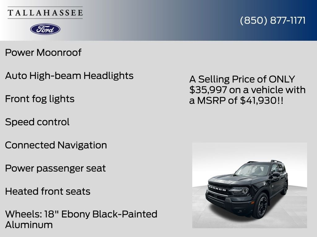 2025 Ford Bronco Sport Outer Banks