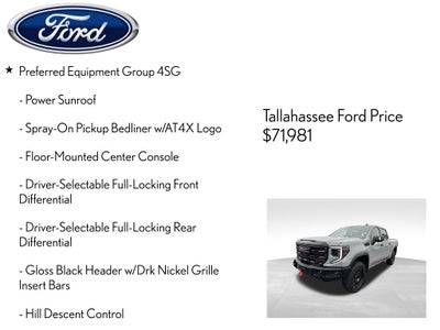 2024 GMC Sierra 1500 AT4X