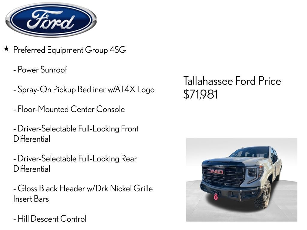 2024 GMC Sierra 1500 AT4X