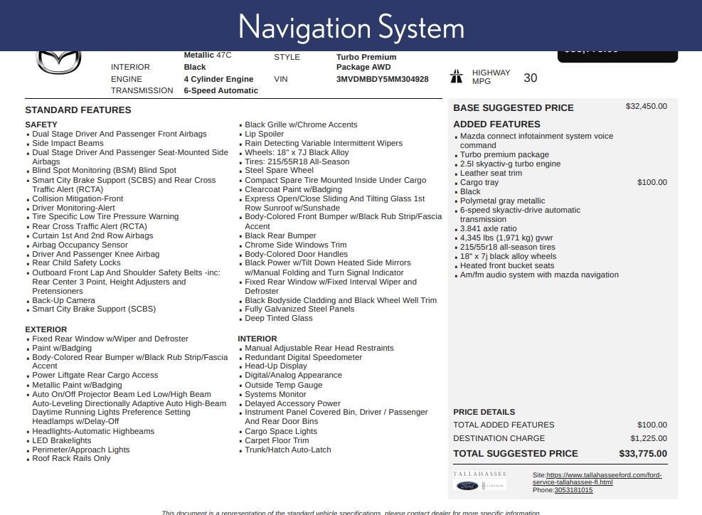 2021 Mazda Mazda CX-30 2.5 Turbo Premium