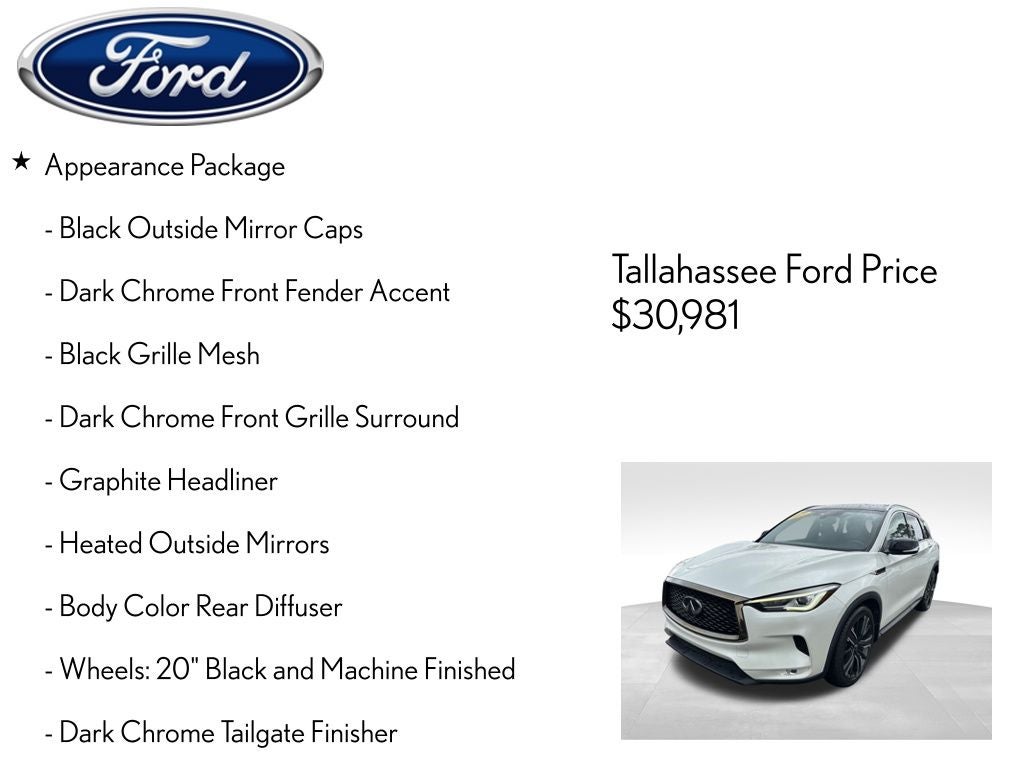 2021 INFINITI QX50 LUXE