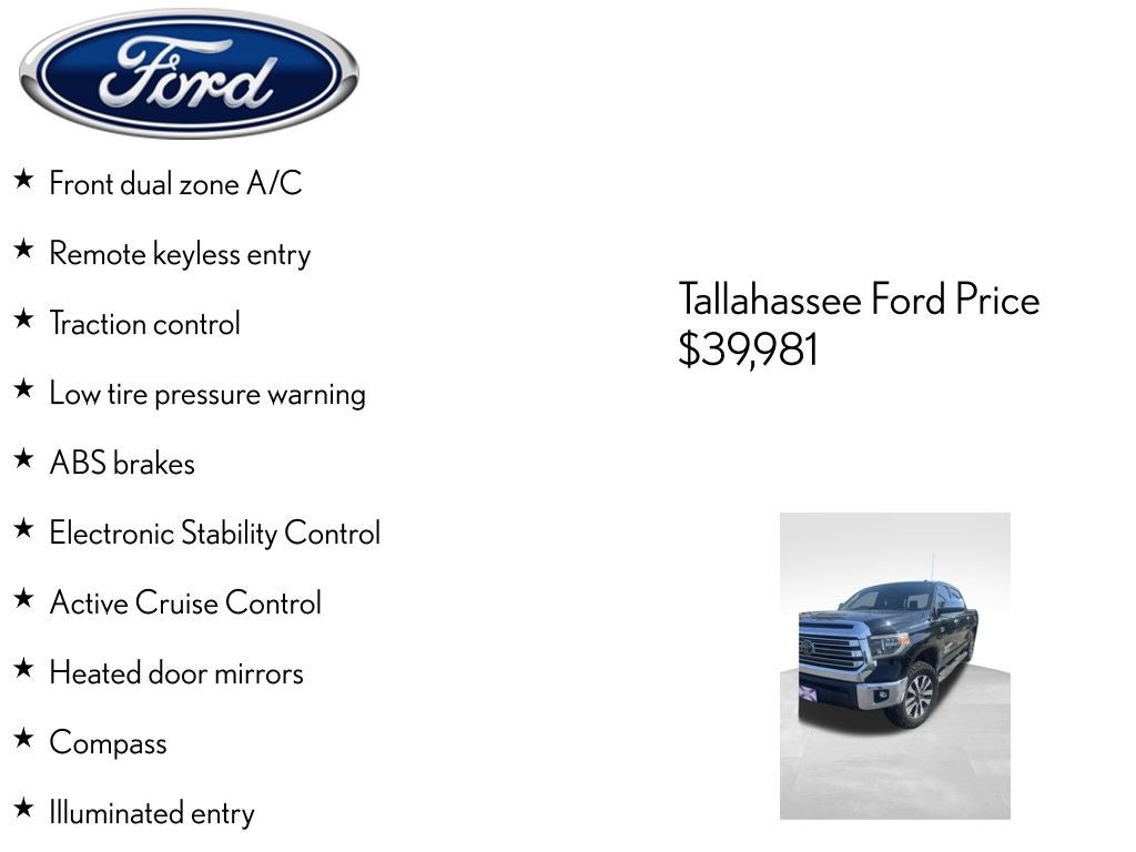 2018 Toyota Tundra Limited 5.7L V8