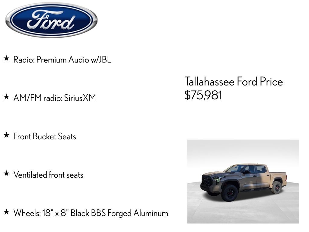 2025 Toyota Tundra Hybrid TRD Pro