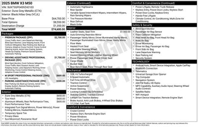 2025 BMW X3 M50 xDrive