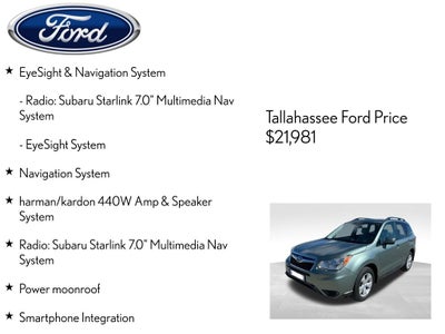 2016 Subaru Forester 2.5i Touring